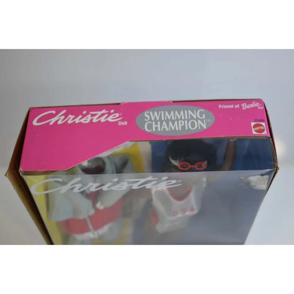 Barbie Swimming Champion Christie African American Doll Mattel 1999 #25488